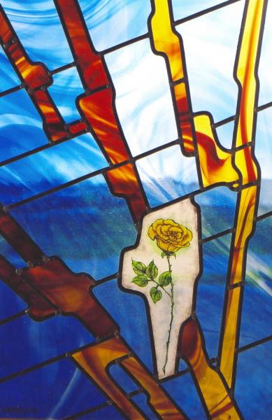 rose-peinte